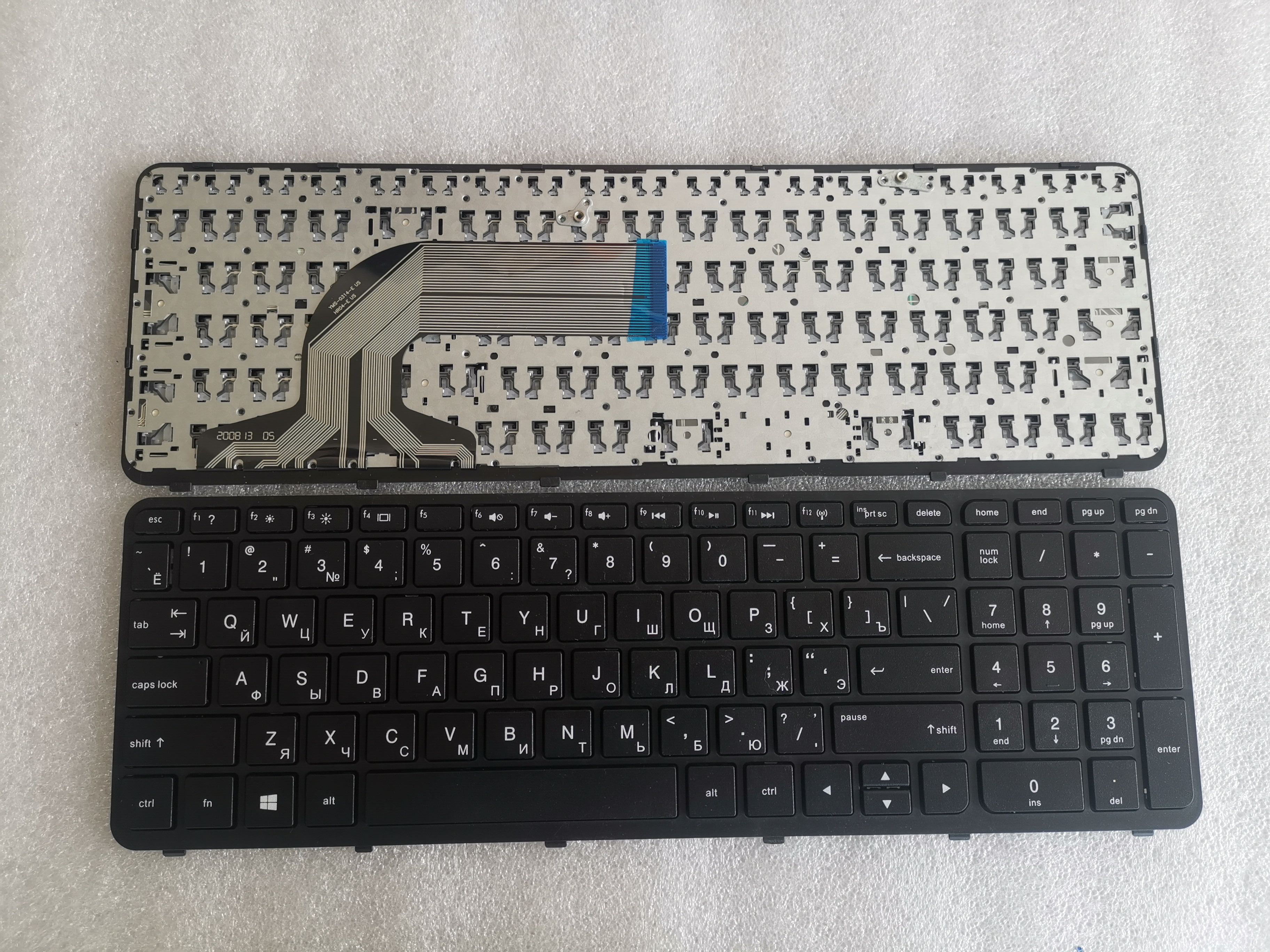 Picture of New Replacement Laptop Keyboard For HP 350G1 BLACK FRAME BLACK (OEM) RU Layout